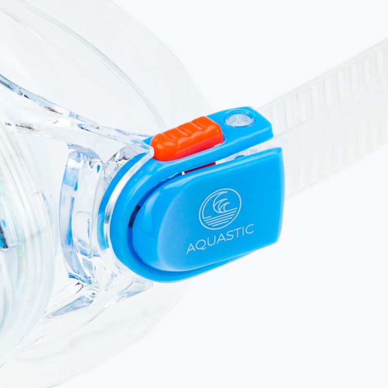 Zestaw do snorkelingu dziecięcy AQUASTIC MSFK-01SN niebieski 16