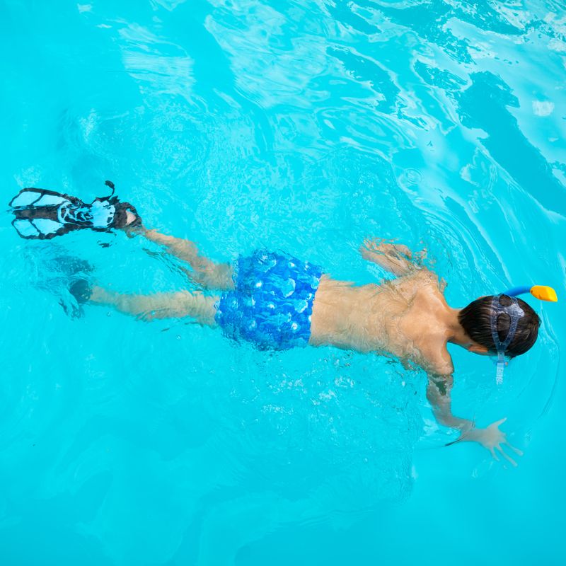 Zestaw do snorkelingu dziecięcy AQUASTIC MSFK-01SN niebieski 22