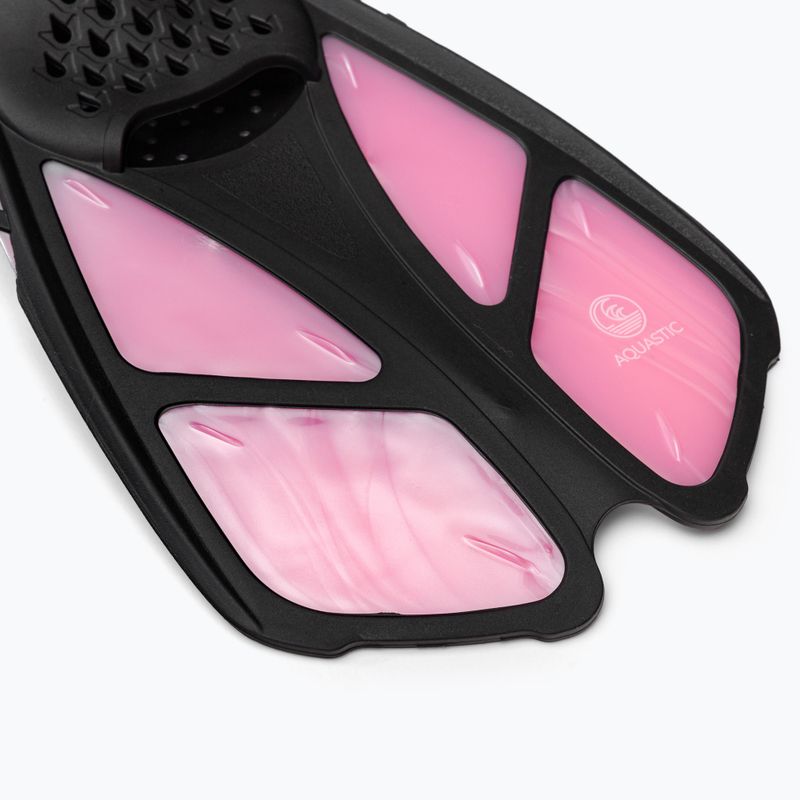 Zestaw do snorkelingu dziecięcy AQUASTIC MSFK-01SR różowy 6