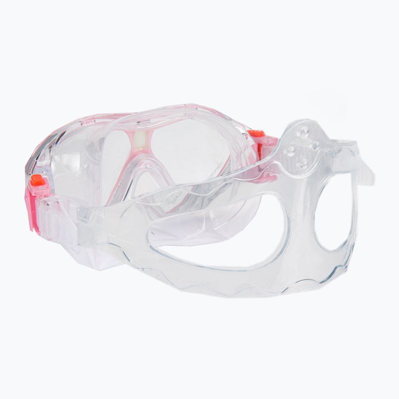 Zestaw do snorkelingu dziecięcy AQUASTIC MSFK-01SR różowy 13