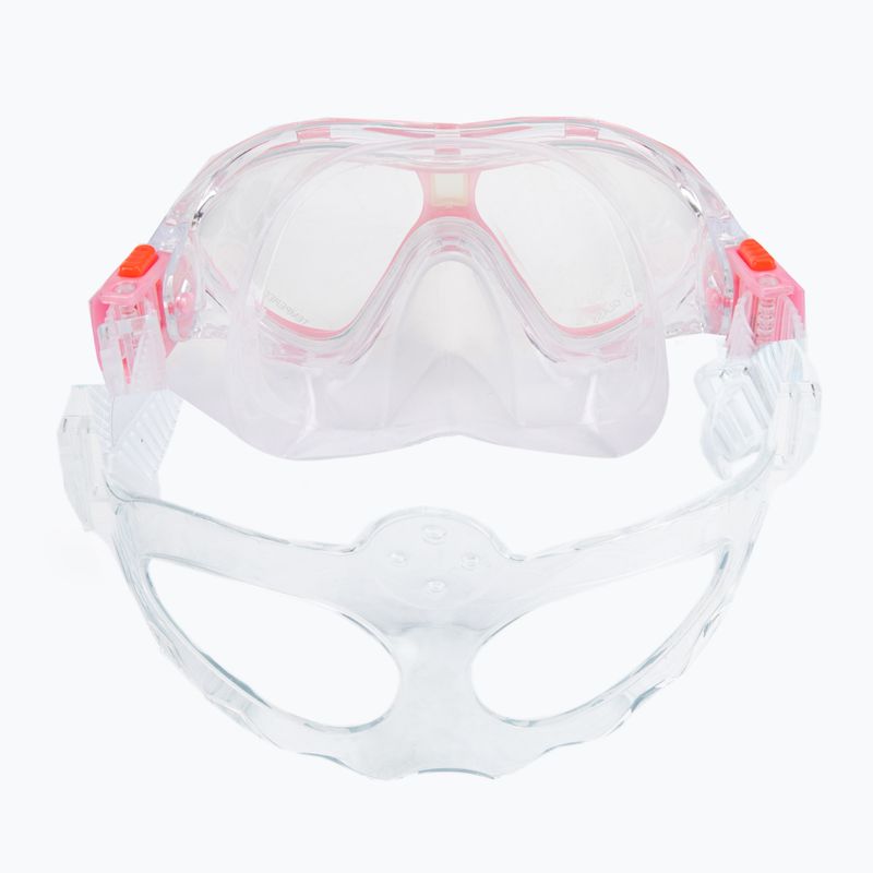 Zestaw do snorkelingu dziecięcy AQUASTIC MSFK-01SR różowy 14