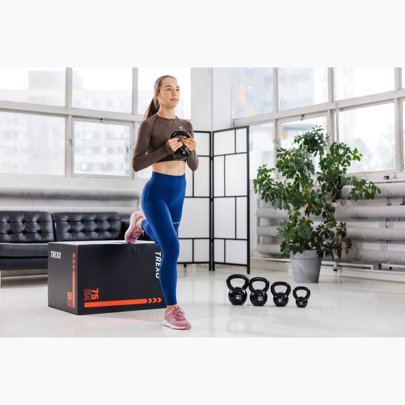 Kettlebell Żeliwny gumowany XTREXO VKB08 8 kg 5