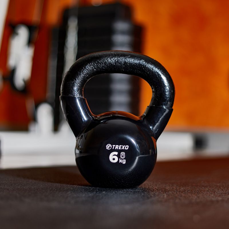 Kettlebell Żeliwny gumowany XTREXO VKB06 6 kg 6