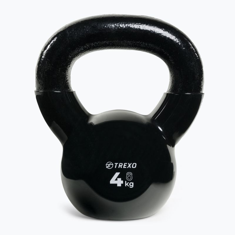 Kettlebell Żeliwny gumowany XTREXO VKB04 4 kg 3