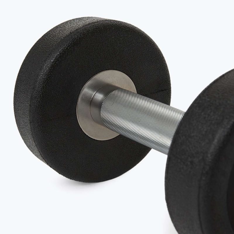 Hantel żeliwny gumowany XTREXO Pro 4 kg czarny 8