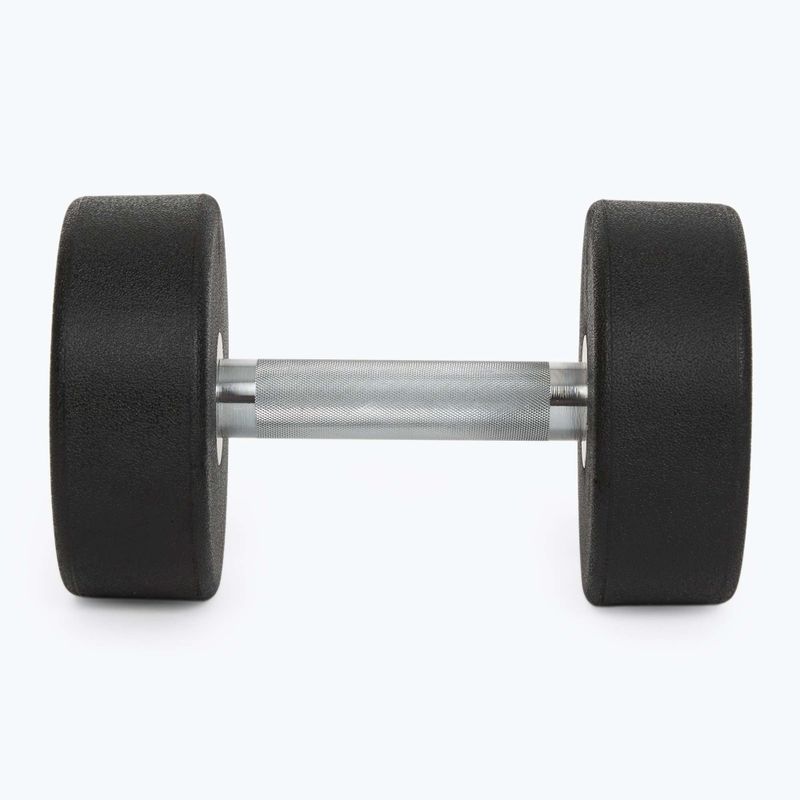 Hantel żeliwny gumowany XTREXO Pro 16 kg czarny 8
