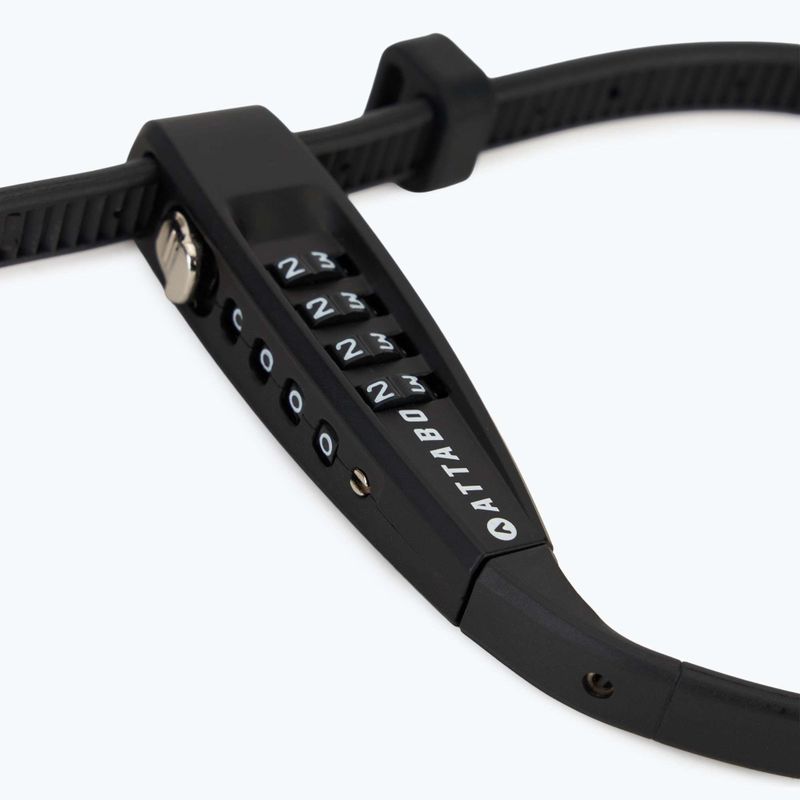 Zapięcie rowerowe ATTABO Z.45 na szyfr Zip Lock czarny 4