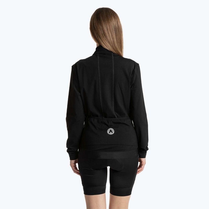 Bluza rowerowa damska ATTABO FLEERO REF ocieplana czarny 2