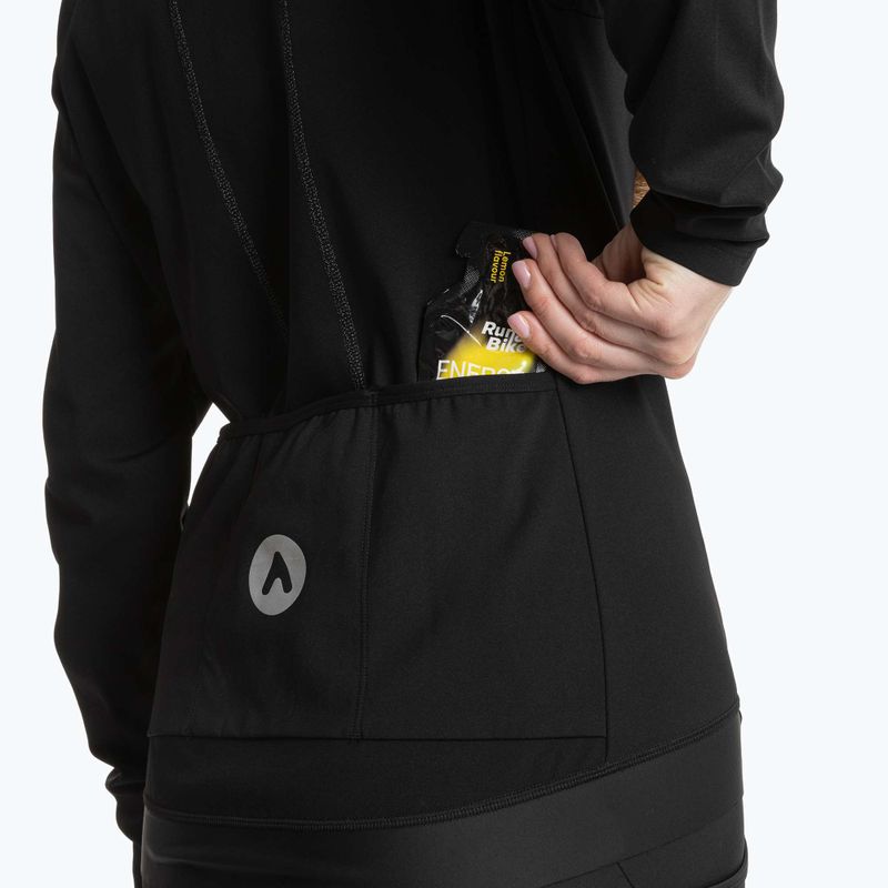 Bluza rowerowa damska ATTABO FLEERO REF ocieplana czarny 7