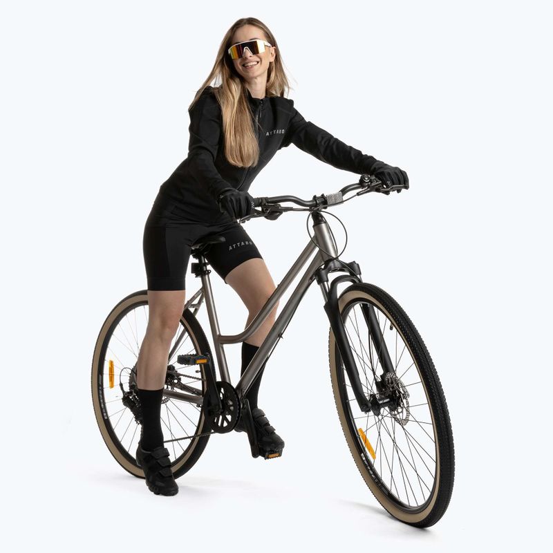 Bluza rowerowa damska ATTABO FLEERO REF ocieplana czarny 8