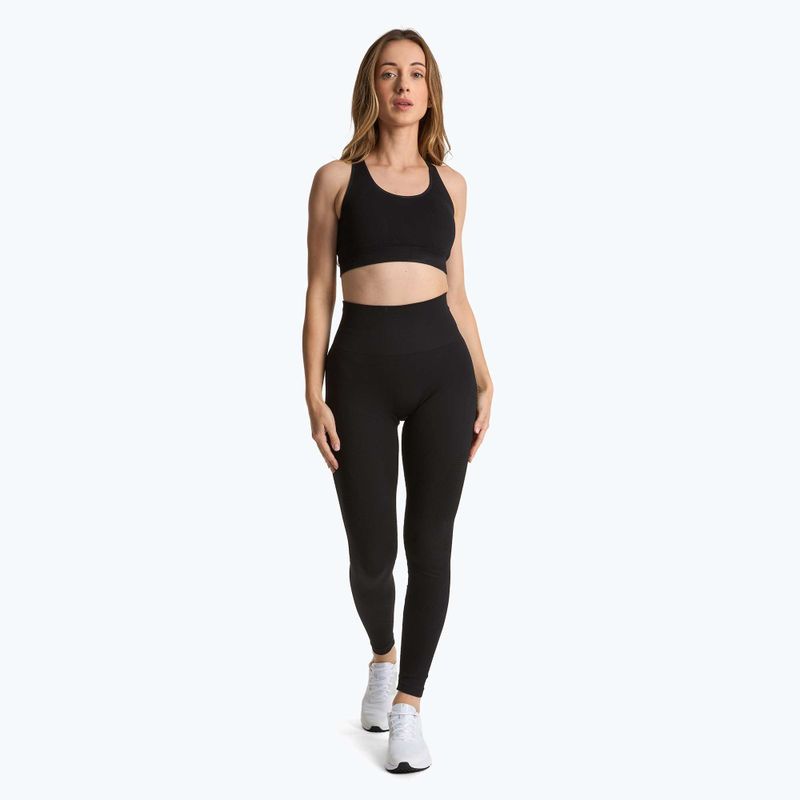 Legginsy damskie XTREXO Lexi Up Seamless Leggings czarny 2