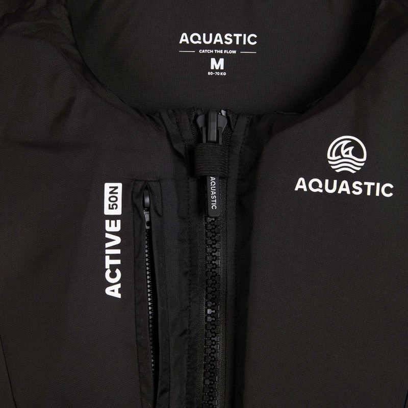 Kamizelka asekuracyjna AQUASTIC Active 50N czarny 4