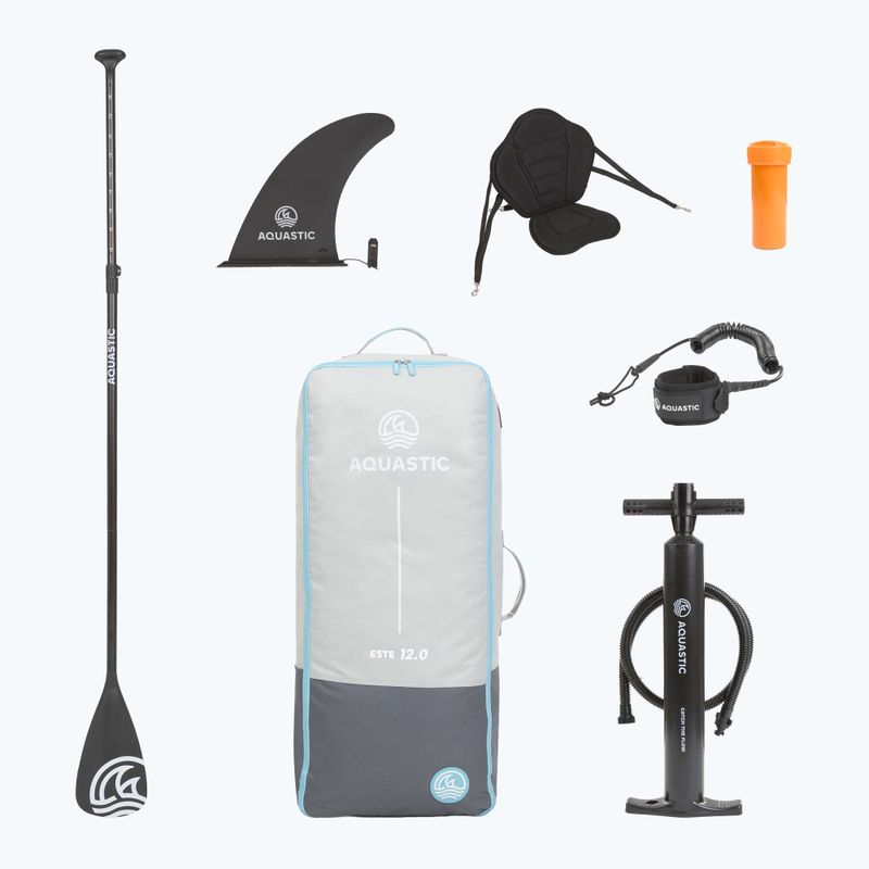 Zestaw deska SUP pompowana AQUASTIC Touring 11'6" niebieski 20