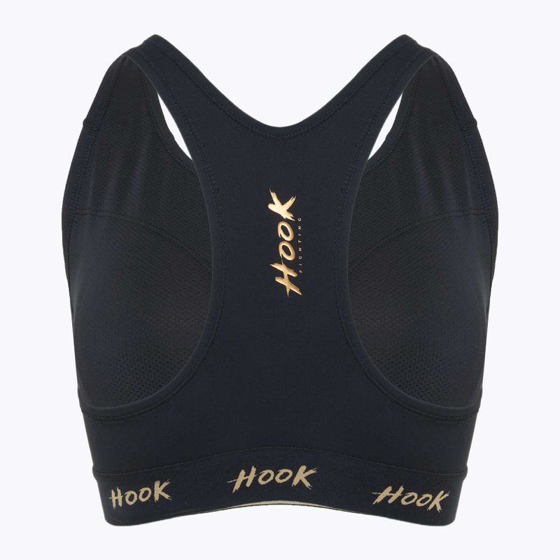 Stanik sportowy damski HOOK FIGHTING Base czarny 6