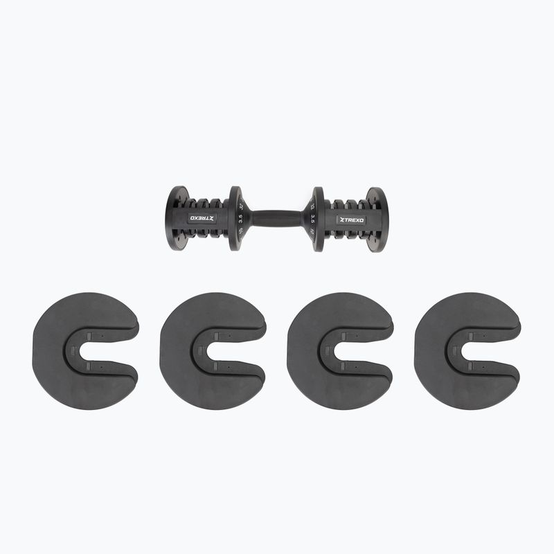 Hantel regulowany XTREXO Nowa generacja TXO-B4W005 32 kg czarny 10
