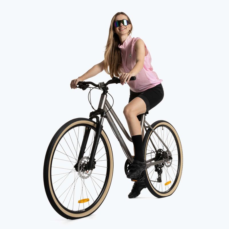 Kamizelka rowerowa damska ATTABO Cahayo Vest Windproof różowy 8