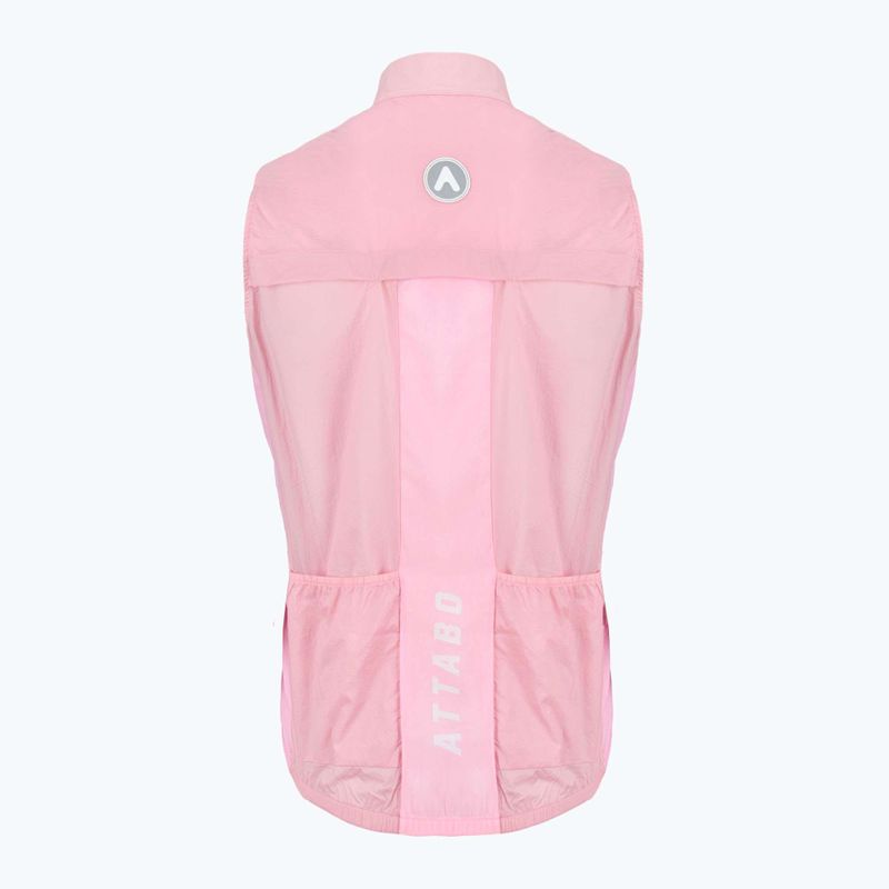 Kamizelka rowerowa damska ATTABO Cahayo Vest Windproof różowy 10