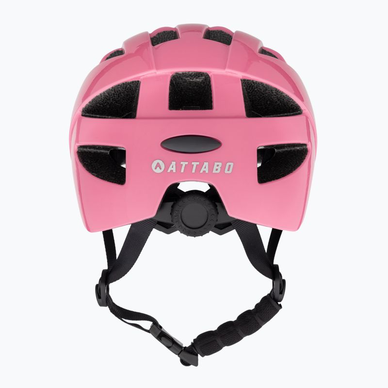 Kask rowerowy dziecięcy ATTABO K200 różowy 4