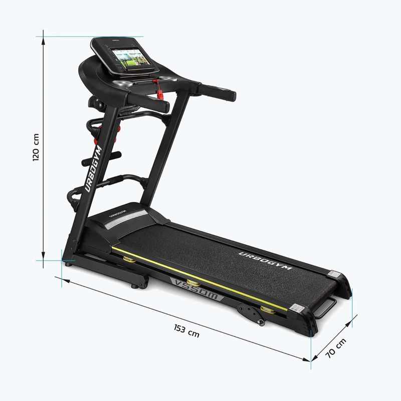Bieżnia elektryczna z masażerem UrboGym V550M 10