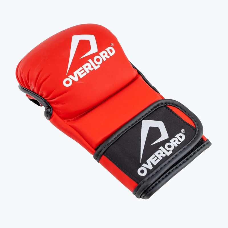 Rękawice grapplingowe Overlord MMA Tournament czerwony 2