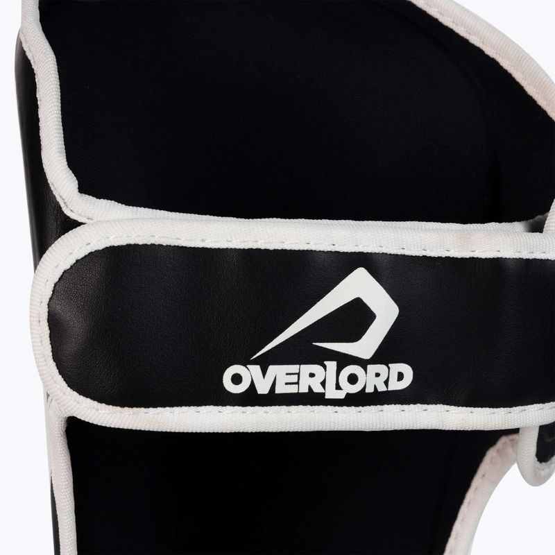Ochraniacze piszczeli i stóp Overlord Fighter czarne/białe 4
