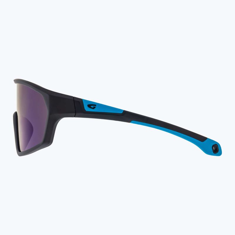 Okulary przeciwsłoneczne dziecięce GOG Flint matt black/blue/polychromatic blue 4