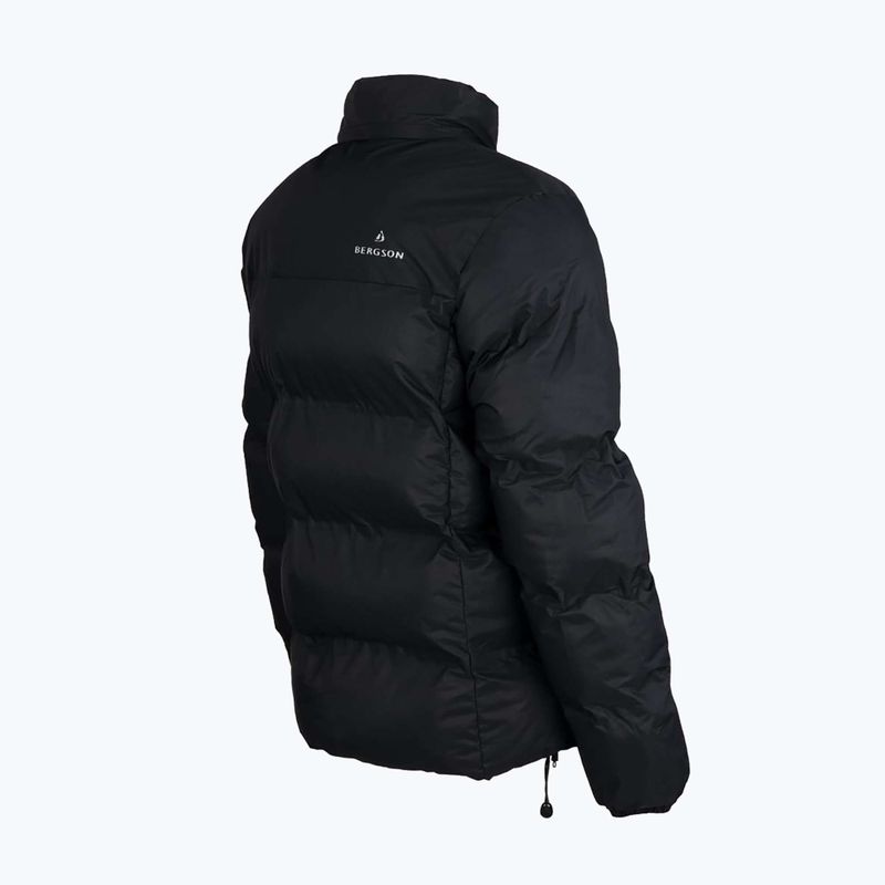 Kurtka ocieplana męska BERGSON Snowy Wolf Micro-Therm black 2