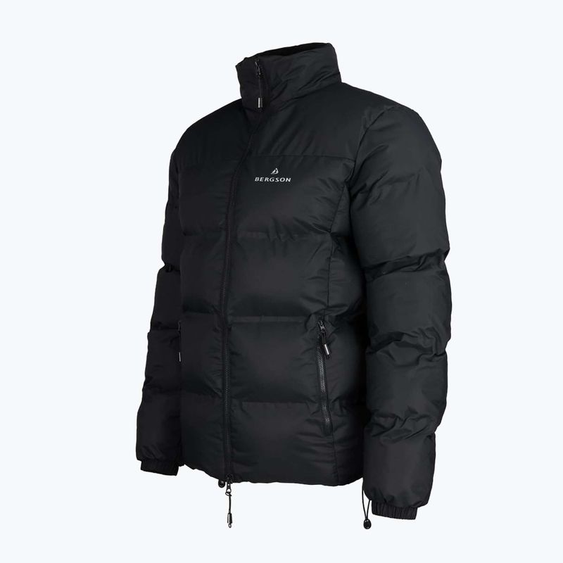 Kurtka ocieplana męska BERGSON Snowy Wolf Micro-Therm black 3