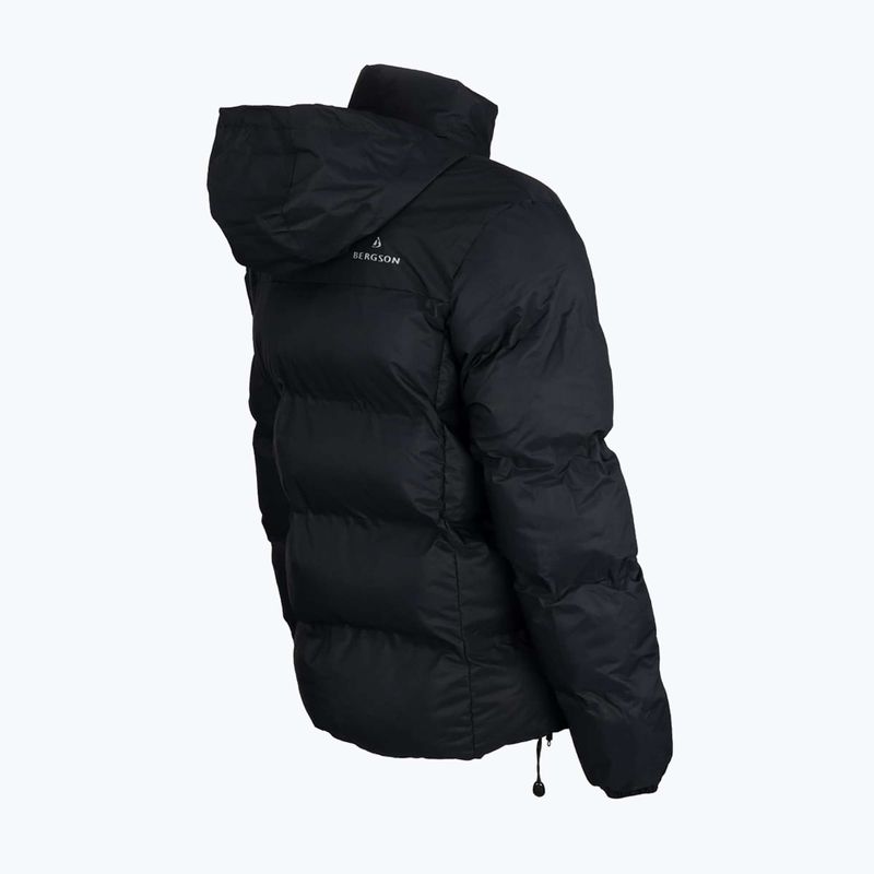 Kurtka ocieplana męska BERGSON Snowy Wolf Micro-Therm black 4