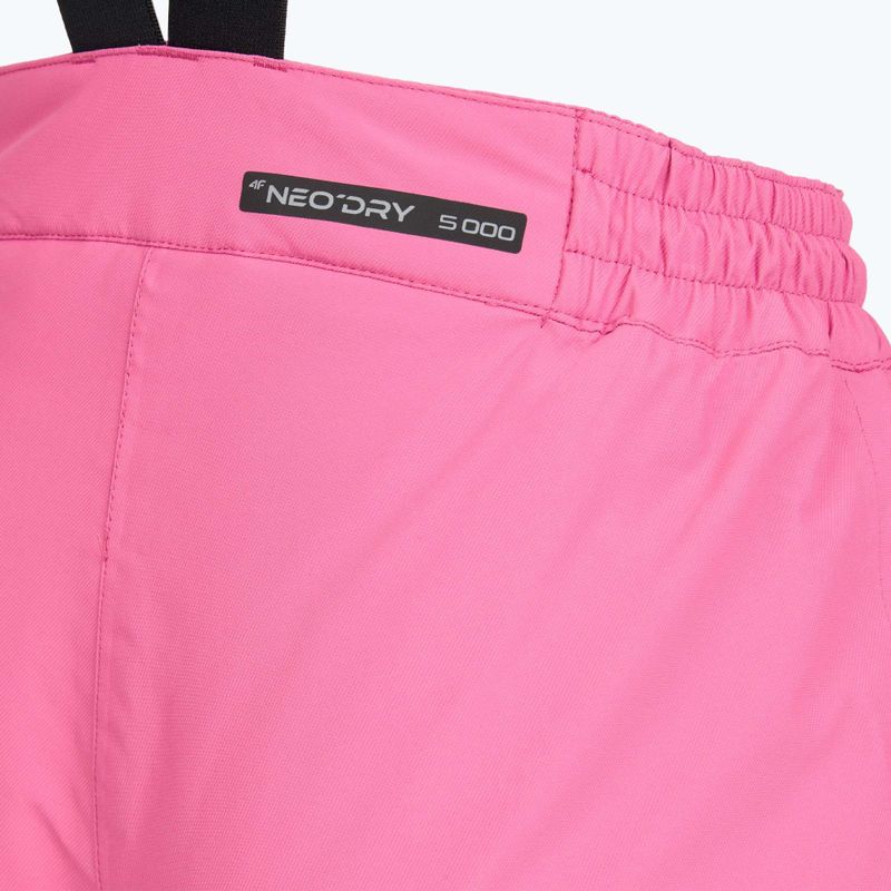 Spodnie narciarskie dziecięce 4F Fnk F0948 fuchsia 6