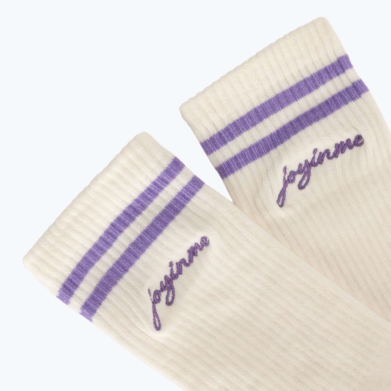 Skarpety damskie JOYINME Statement violet 4