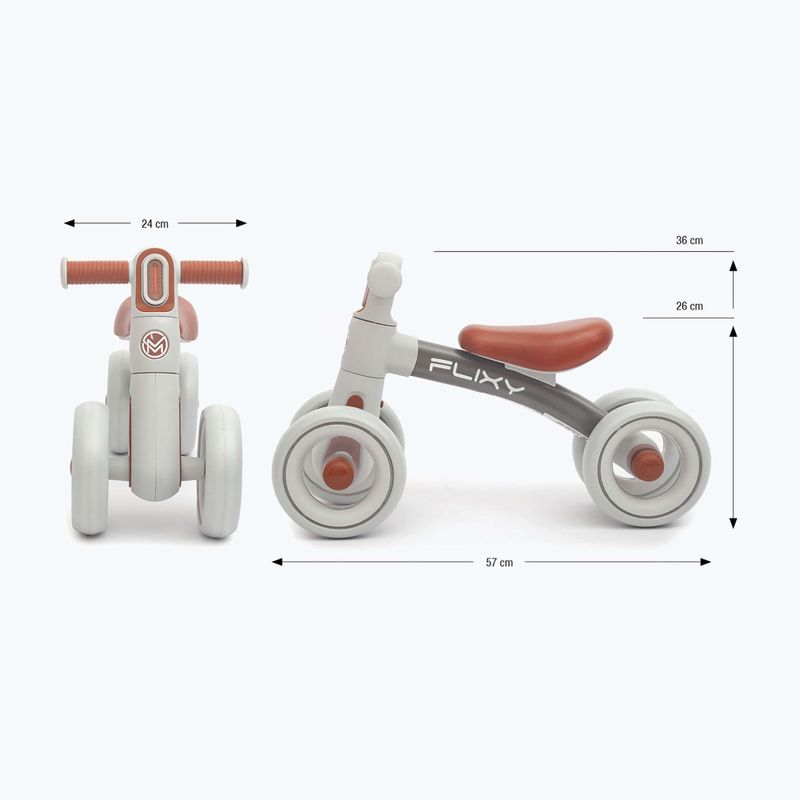 Rowerek biegowy Milly Mally Flixy grey 2