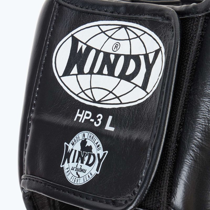 Kask bokserski WINDY Genuine Leather black 4