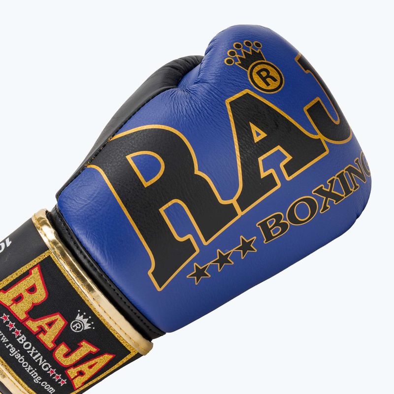 Rękawice bokserskie RAJA BOXING Origin Standard Genuine Leather blue 5