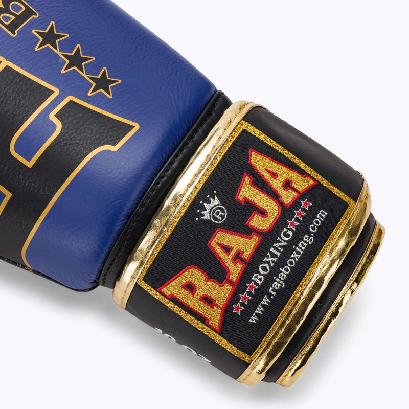 Rękawice bokserskie RAJA BOXING Origin Standard Genuine Leather blue 6