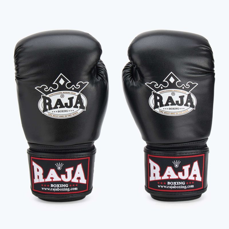 Rękawice bokserskie RAJA BOXING Single Semi Leather black 3