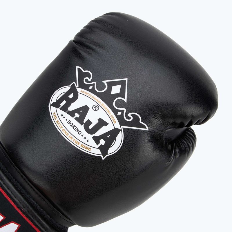 Rękawice bokserskie RAJA BOXING Single Semi Leather black 5