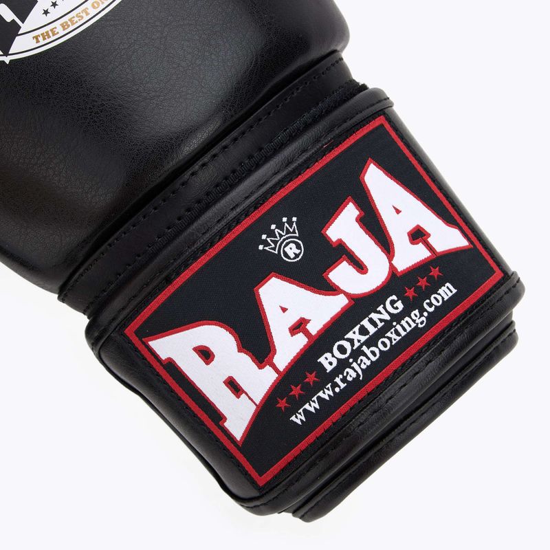Rękawice bokserskie RAJA BOXING Single Semi Leather black 6