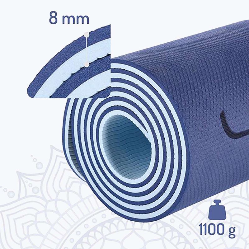 Mata do jogi HMS YM10 8 mm dark blue 4