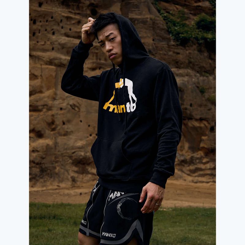 Bluza męska MANTO Logo Hoody czarny 4