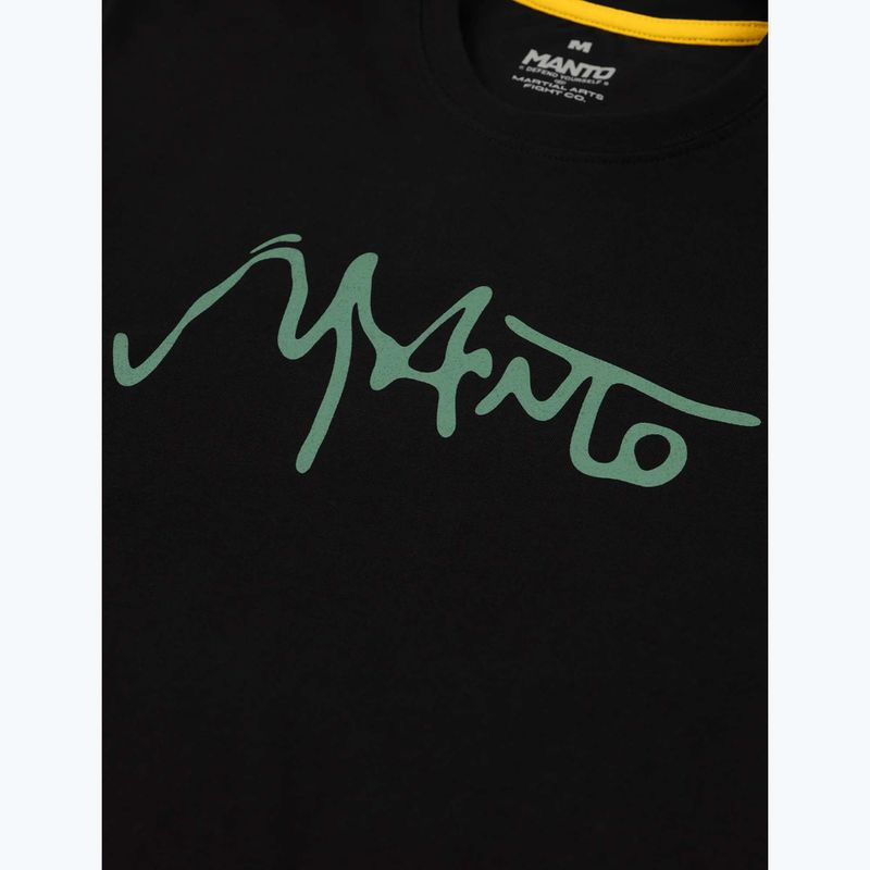 Koszulka męska MANTO Ink czarny 3