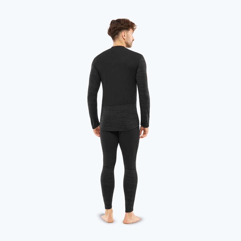 Komplet bielizny termoaktywnej męskiej Viking Novena black 2