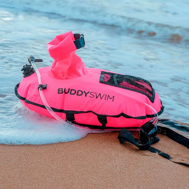 Bojka asekuracyjna Buddyswim Hydrastation Pro 10 l pink 5