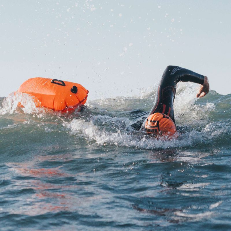 Bojka asekuracyjna BuddySwim CSW Dry Bag 28 l orange 5