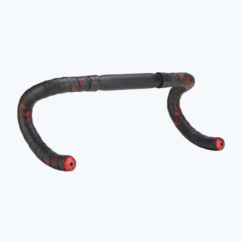 Owijka na kierownicę SUPACAZ Super Sticky Kush Galaxy 2.5 mm red print/ano red plugs 2
