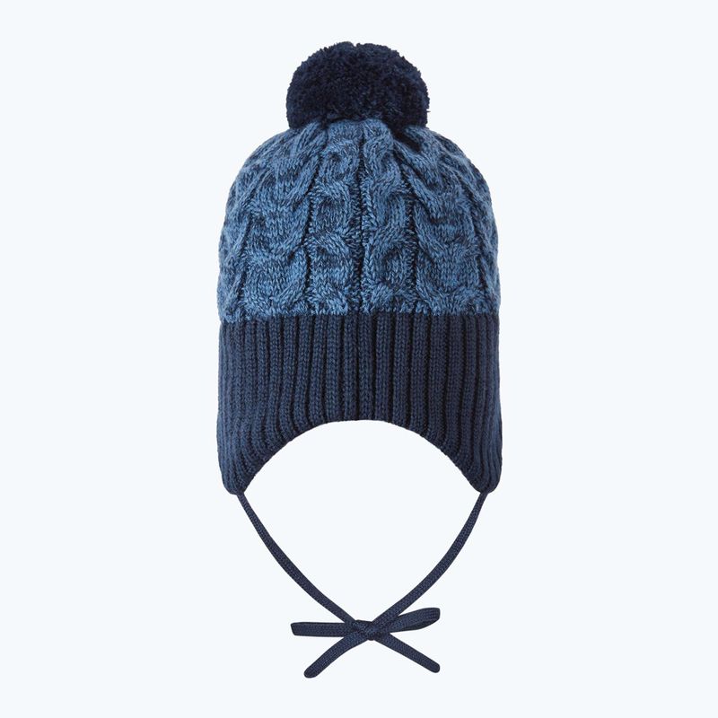 Czapka zimowa dziecięca Reima Pohjoinen navy 5300021B-6982 3
