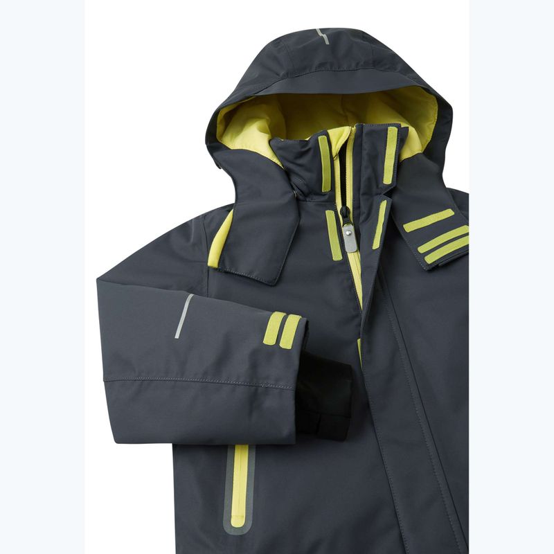 Kurtka narciarska dziecięca Reima Kairala soft black 4