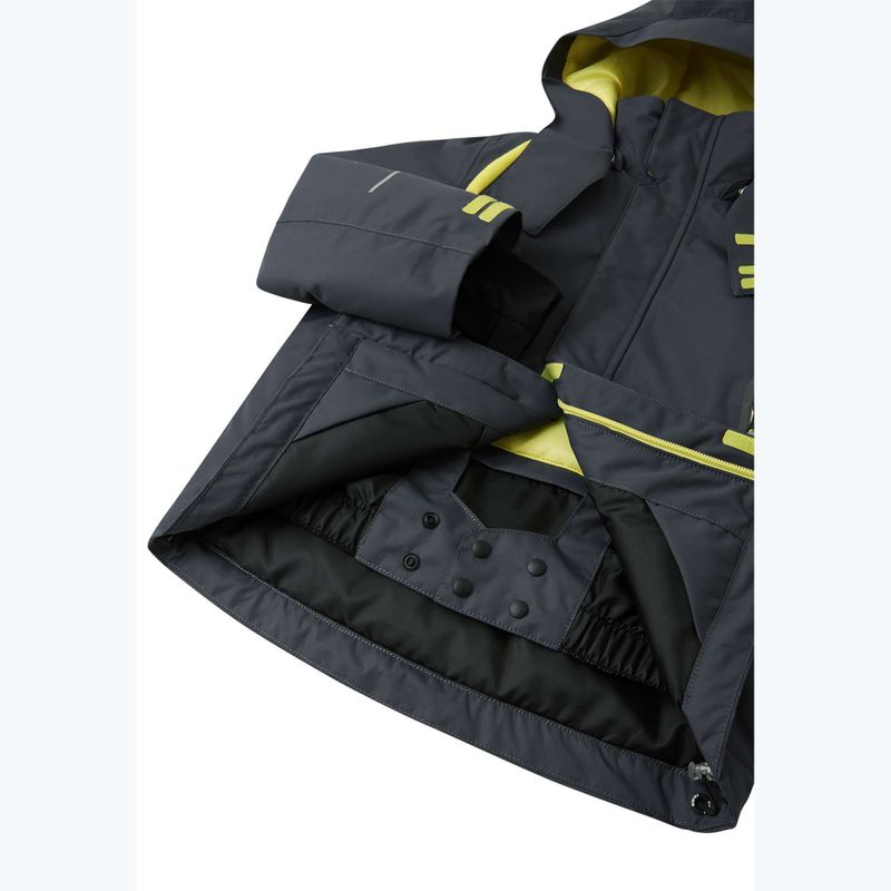 Kurtka narciarska dziecięca Reima Kairala soft black 11