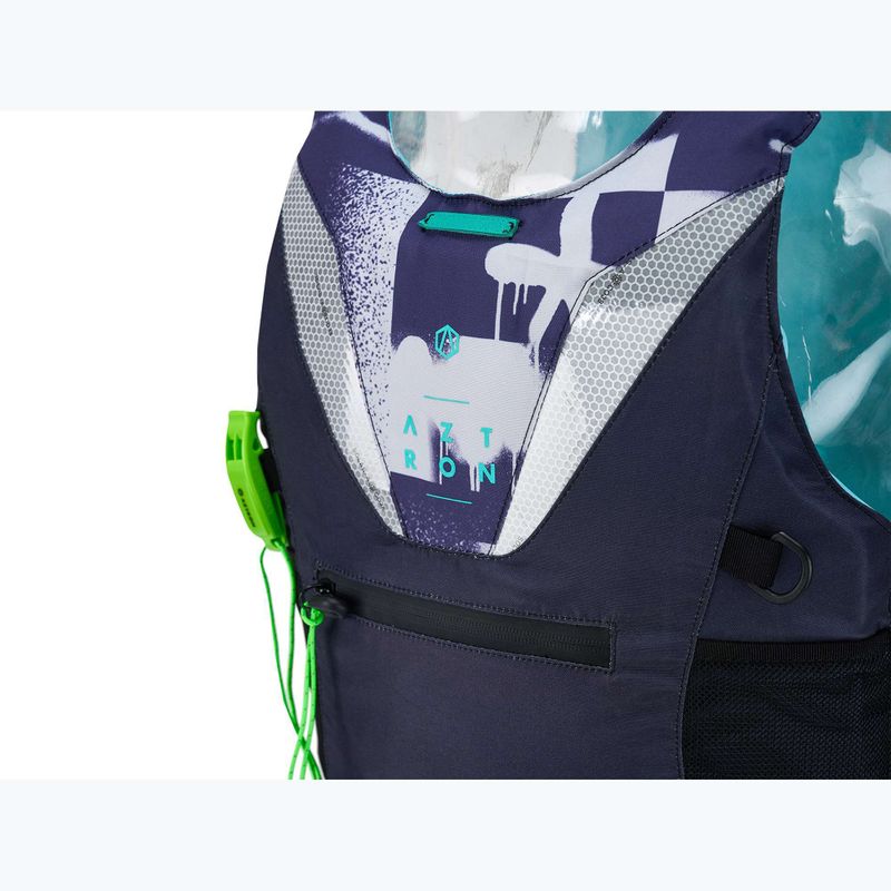 Kamizelka asekuracyjna męska Aztron N-SV 3.0 Nylon puzzle grey/mint 3