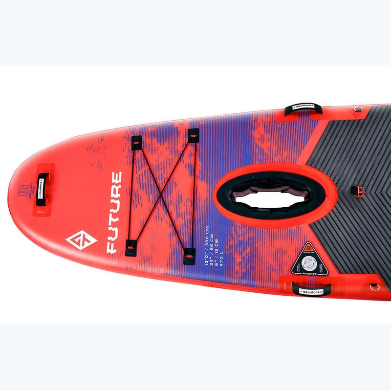 Zestaw deska SUP pompowana Aquatone Future 2+1 Multi Person 13'0" 6